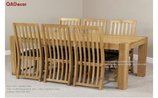 Bàn ghế ăn gỗ  BA02
