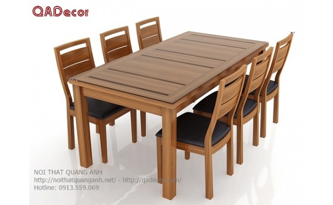 Bàn ăn gỗ tự nhiên BA113