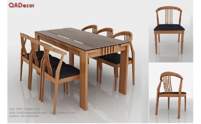 Bộ bàn ghế phòng ăn BA120