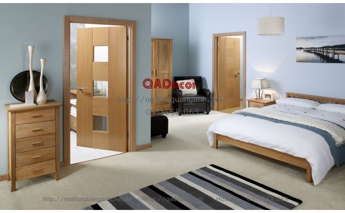 Cửa gỗ công nghiệp veneer CVN01