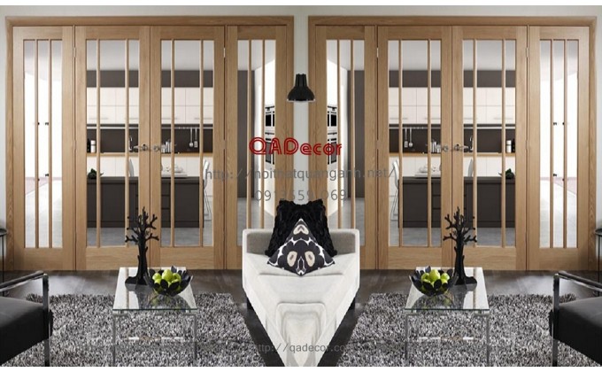Cửa gỗ tự nhiên Sồi Nga CGS01