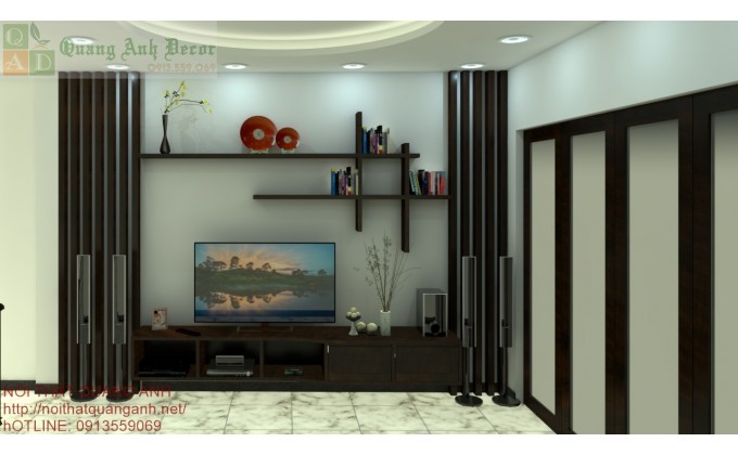 Kệ tivi kệ trang trí phòng khách KTV99