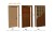 Cửa gỗ công nghiệp veneer CVN02