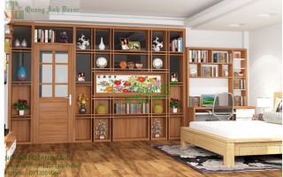 Tủ bếp gỗ sồi nga Tủ bếp gỗ sồi nga