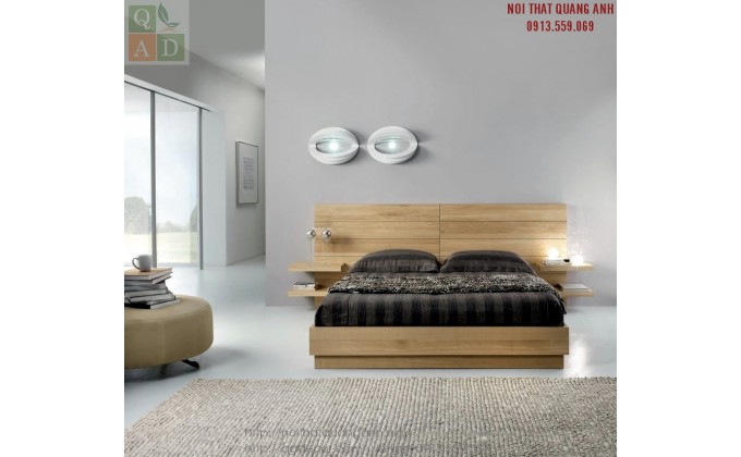 Giường ngủ hiện đại gỗ tự nhiên GN20 Giường ngủ hiện đại gỗ tự nhiên GN20