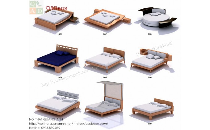 Mẫu giường ngủ đẹp 1