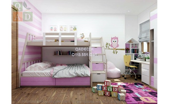 Phòng ngủ con gái đẹp GT04