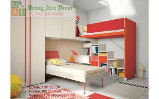 Mẫu thiết kế phòng ngủ trẻ em hiện đại PTE2