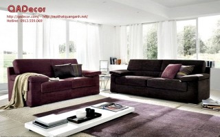 Mẫu sofa nỉ phòng khách SF14