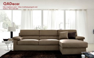 Mẫu sofa da phòng khách SF15