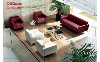 Mẫu sofa da hiện đại phòng khách SF22
