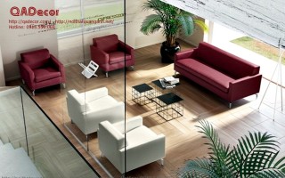 Mẫu sofa da hiện đại phòng khách SF22