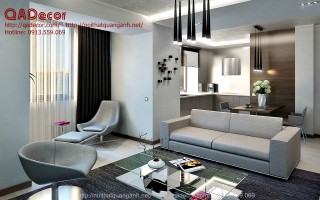 Thiết kế nội thất chung cư hiện đại