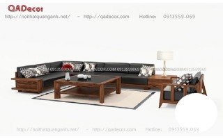 Bàn ghế gỗ phòng khách SFG02