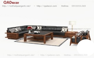 Bàn ghế gỗ phòng khách SFG02