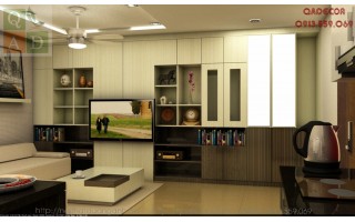 Thiết kế nội thất chung cư 2 phòng ngủ đẹp