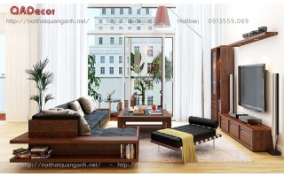 Mẫu sofa gỗ phòng khách SFG46