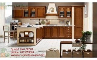 Tủ bếp gỗ Hương TBG109