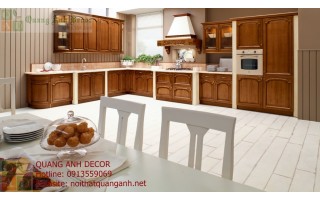 Tủ bếp gỗ Hương TBG108