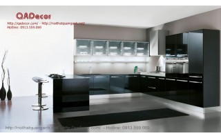 Tủ bếp gỗ Acrylic TBA501