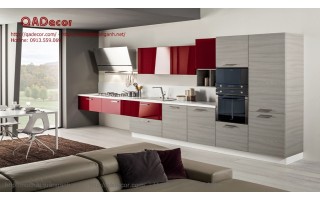 Tủ bếp hiện đại gỗ Laminate TBL10