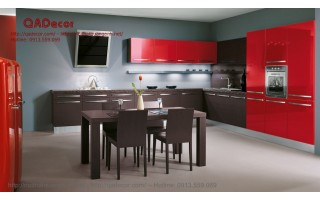 Mẫu tủ bếp đẹp gỗ Laminate TBL11
