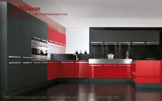 Mẫu tủ bếp laminate TBL103