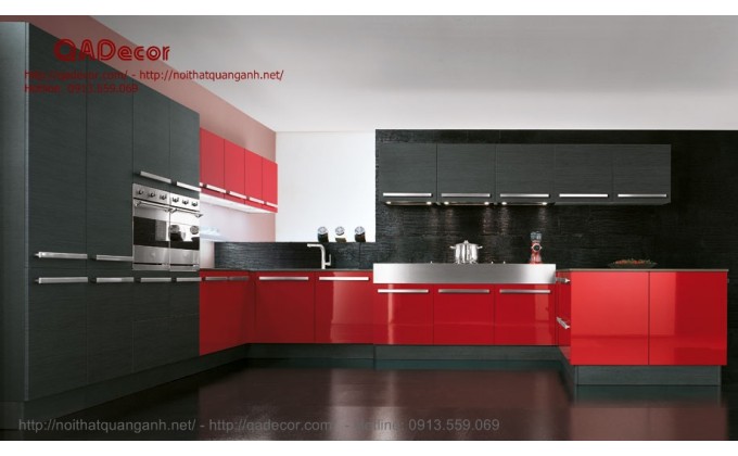 Mẫu tủ bếp laminate TBL103