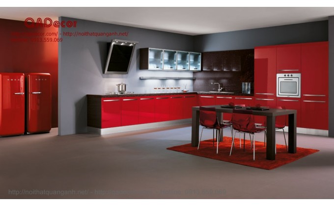Tủ bếp gỗ Laminate TBL104