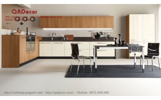 Tủ bếp gỗ công nghiệp laminate TBL403