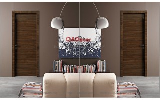 Cửa gỗ công nghiệp veneer CVN 03