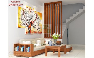 Vách ngăn phòng khách với cầu thang VN902