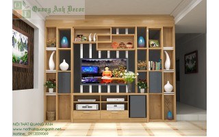 Vách ngăn kết hợp kệ tivi VTT310