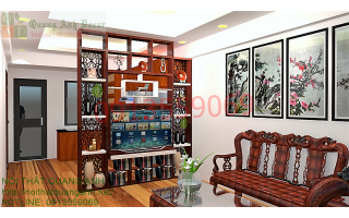 VÁCH NGĂN CẦU THANG NHÀ PHỐ HÀ NỘI VN817