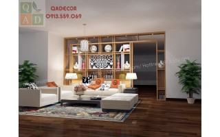 Vách ngăn trang trí phòng khách VN70