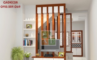 Vách ngăn phòng khách nhà phố VN901 Vách ngăn phòng khách nhà phố VN901